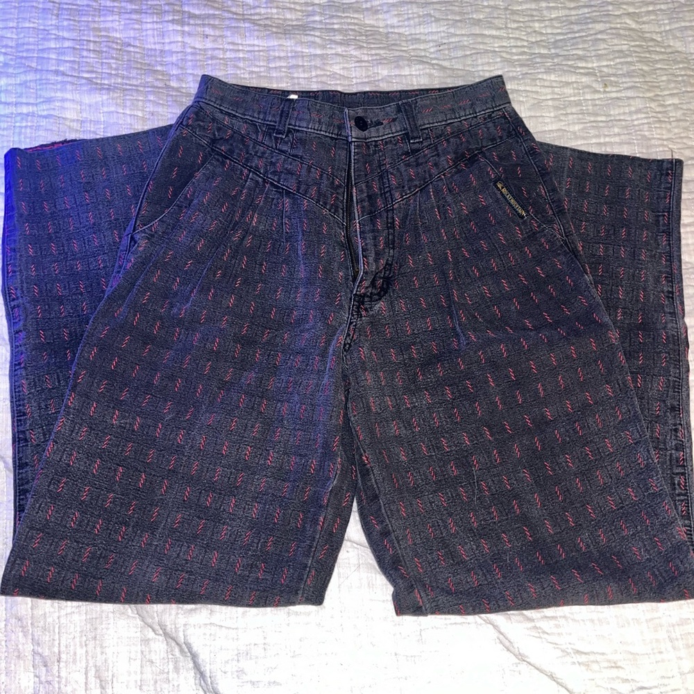 black & red pattern rockies